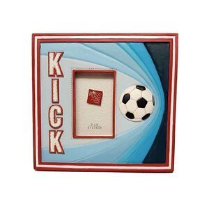 Russ 6 Inches "KICK"Picture Frame Holds 2"x 3" Photo NIB